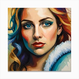 Portrait oa woman Canvas Print