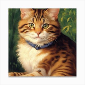 Tabby Cat Canvas Print