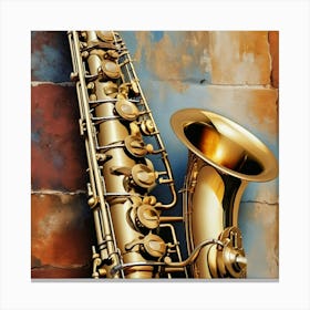 Saxophone Canvas Print