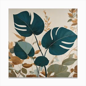 Tropical Leaves Canvas Print