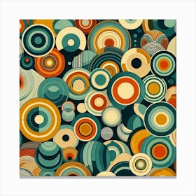 Boho Bohemian, Style circles Canvas Print