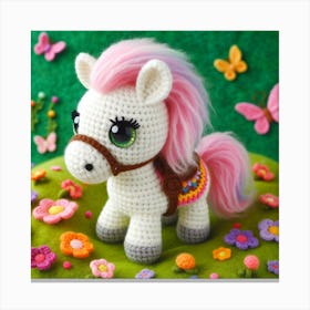 Amigurumi, Horse 3 Canvas Print