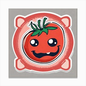 Tomato Sticker 1 Canvas Print
