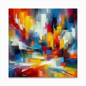 Abstract Cityscape 3 Canvas Print