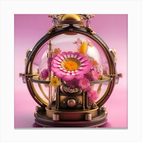 Clockwork Flower 2 Canvas Print