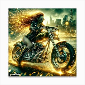 Inferno Rider Canvas Print
