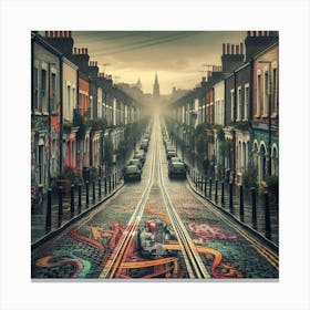 London Street Art Canvas Print