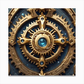 Clockwork Gears 1 Canvas Print