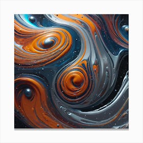 Abstract Painting Canvas Print