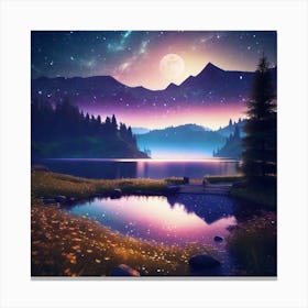 Night Sky 4 Canvas Print