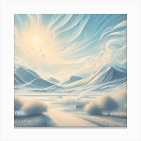 Cloudy Sky Canvas Print