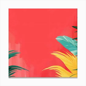 Tropical Background Canvas Print