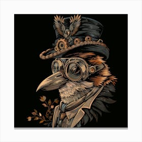 Steampunk Bird 14 Canvas Print