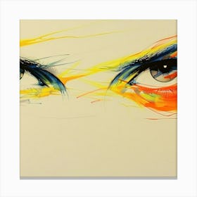 Eyes Of Fire Canvas Print