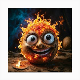 Burning Sun Canvas Print