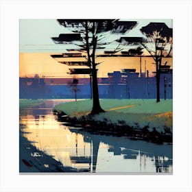 'Sunset' 1 Canvas Print