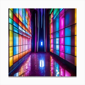 Colorful Hallway 1 Canvas Print