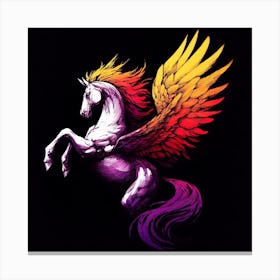 Rainbow Unicorn Canvas Print