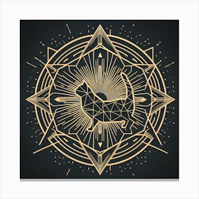 Tarot Card Design Canvas Print