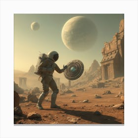 Space Exploration - Space Exploration Stock Videos & Royalty-Free Footage Canvas Print