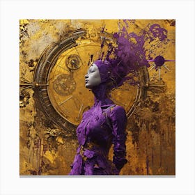 Clockwork Woman 1 Canvas Print