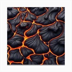 Lava Flow 16 Canvas Print