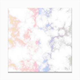 Pastel Glossy Marble Canvas Print