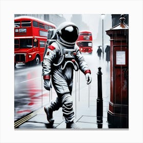 London Street Art Canvas Print