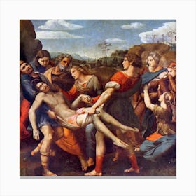 The Deposition, Raphael Canvas Print