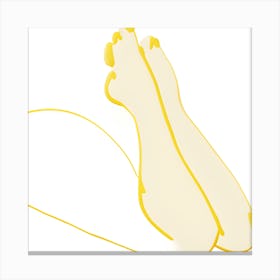 Yellow Legs Canvas Print