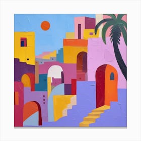 Abstract Travel Collection Cairo Egypt 4 Canvas Print