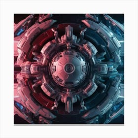 Abstract Spaceship Canvas Print