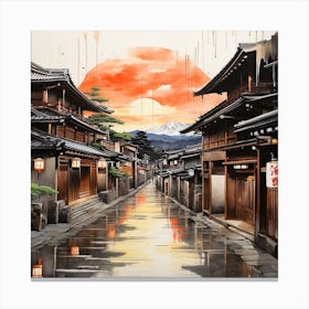 Kyoto Street Canvas Print