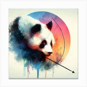 Panda Art Canvas Print