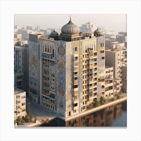 Qatar City Canvas Print