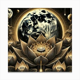 Lotus Flower 158 Canvas Print