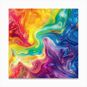 Rainbow Vortex (2) Canvas Print