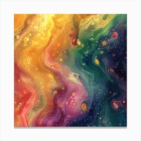Nebula Painting Canvas Print