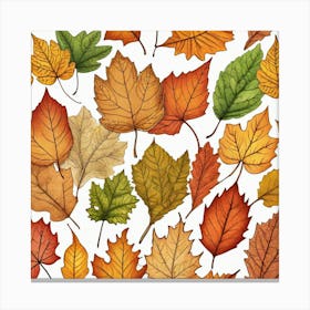 Autumn Leaves 30 Canvas Print