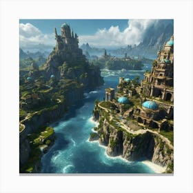 Fantasy Island 2 Canvas Print