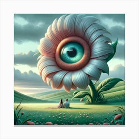 Flower Of The Eye Canvas Print