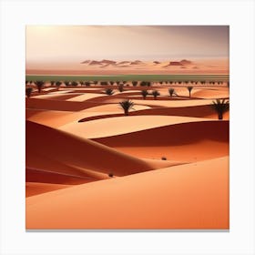 Desert Landscape - Desert Stock Videos & Royalty-Free Footage 12 Canvas Print