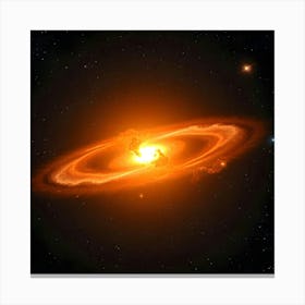 Pikaso Texttoimage A Supernova Exploding In A Distant Galaxy(5) Canvas Print