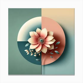 Abstract Flower 13 Canvas Print