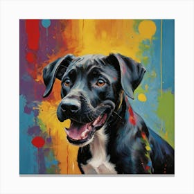 Great Dane Puppy II Canvas Print