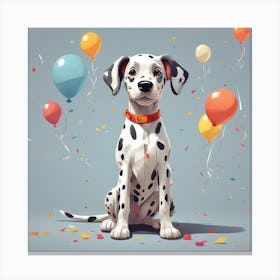 Dalmation Dog 4 Canvas Print