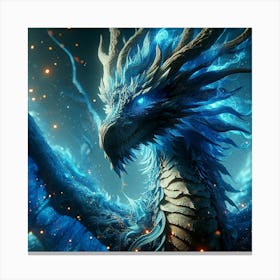 Blue Dragon 2 Canvas Print