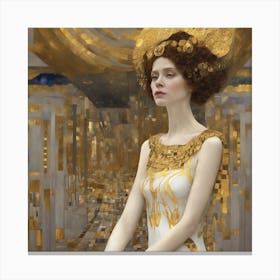 'Golden Girl' 1 Canvas Print