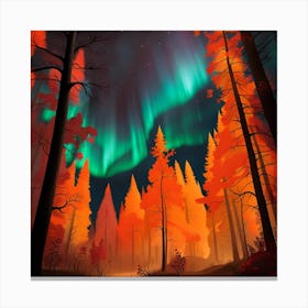 Fall Forest Canvas Print