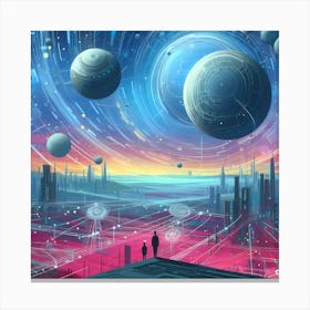 Futuristic Art 1 Canvas Print